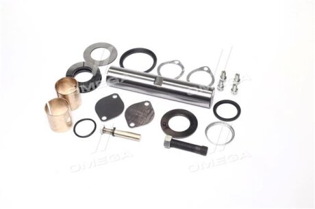 Шкворень у комплекті ПАЗ,ЗІЛ 4331 D=45 (міст РААЗ, старого зразка, к-кт на один бік) Detalka 4331-3001019