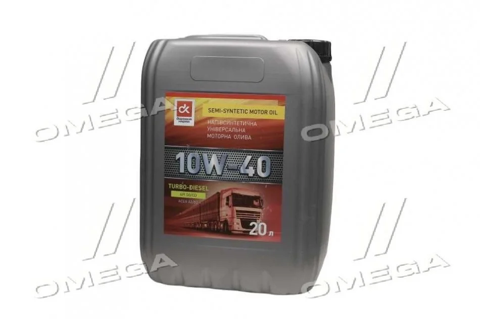 Моторное масло 20 л 10W40 Дизельный Полусинтетическое Dk-Дорожная Карта 41071001573 (фото 1)