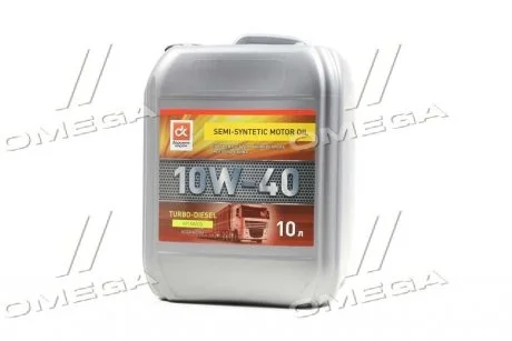 Моторна олива 10 л 10W40 Дизельний Напівсинтетична Dk-Дорожная Карта 41071001574