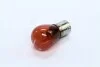 Лампа покажчиків поворотів і стоп-сигналів оранж. BA15s Amber 12V P21W <ДК> Dk-Дорожная Карта DK-12V21W_BA15S AMBE (фото 4)