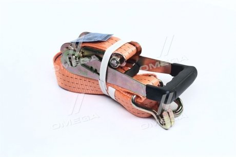Стяжка вантажу, 3t. 50mm.x6m.(0.5+5.5) прогум. ручка <ДК> Dk-Дорожная Карта DK-3902