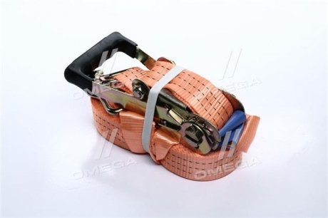 Стяжка вантажу, 3t. 50mm.x14m.(0.5+13.5) прогум. ручка <ДК> Dk-Дорожная Карта DK-3906