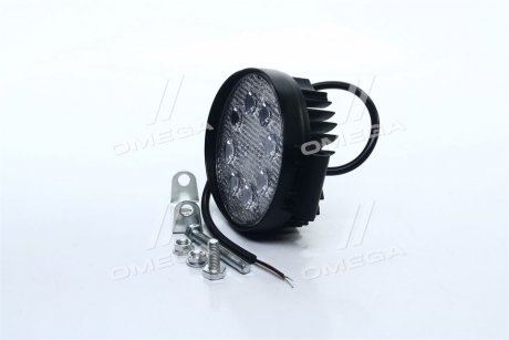 Фара LED круглая 24W, 8 ламп, 110*128мм, узкий луч <ДК> Dk-Дорожная Карта DK B2-24W-A SL