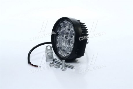 Фара LED кругла 42W, 14 ламп, 116 * 137,5мм, вузький промінь <ДК> Dk-Дорожная Карта DK B2-42W-B SL