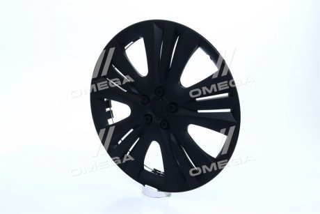 Ковпак колісний R13 LUX чорний <ДК> Dk-Дорожная Карта DK-R13LB