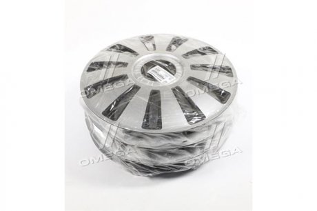 Колпак колесный R14 TWIN серый 4шт. <ДК> Dk-Дорожная Карта DK-R14TW