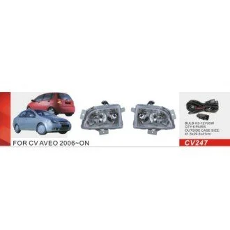 Фары доп. модель Chevrolet Aveo Hatchback/2002-08/CV-247/H3-12V55W/эл.проводка (CV-247) DLAA 00000013219