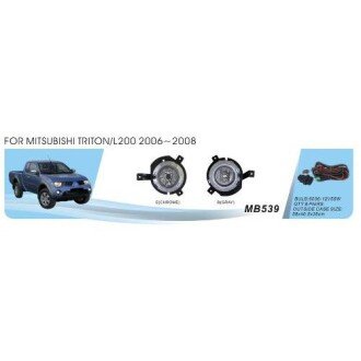 Фари дод. модель Mitsubishi Triton/L200 2006-08/MB-539B/HB4(9006)-12V51W/ел.проводка (MB-539B) DLAA 00000022979