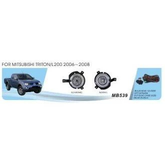 Фары доп. модель Mitsubishi Triton/L200 2006-08/MB-539B/HB4(9006)-12V51W/эл.проводка (MB-539B) DLAA 00000022979