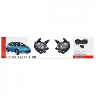 Фары доп. модель Nissan Leaf 2012-17/NS-344/H11-12V55W/эл.проводка DLAA 00000049130