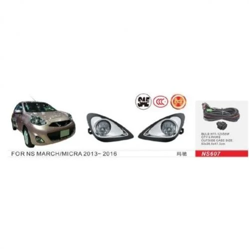 Фари дод. модель Nissan Micra 2013-16/NS-607/H11-12V55W/ел.проводка DLAA 00000052995 (фото 1)