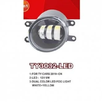 Фары доп. модель Toyota Cars/TY-3032L/LED-12V6W/эл.проводка DLAA 00000054985