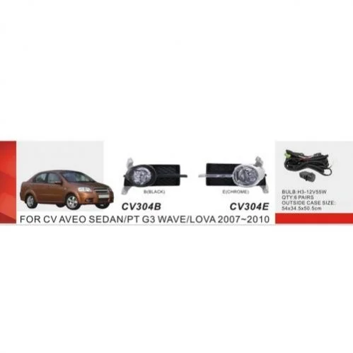 Фари дод. модель Chevrolet Aveo Sedan II/2006-12/CV-304E/H3-12V55W/eл.проводка DLAA 00000055637 (фото 1)
