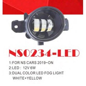 Фары доп. модель Nissan Cars/NS-0234-LED/LED-12V6W/эл.проводка (NS-0234-LED-DUAL) DLAA 00000062077