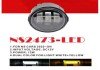 Фары доп. модель Nissan Cars/NS-2473-LED/LED-12V12W/eлл.проводка (NS-2473-LED-DUAL) DLAA 00000062079 (фото 1)