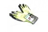 Перчатки трикотаж, желтые, полиэстер, вязаный манжет, латекс, черный размер 10 DOLONI 4199 (фото 3)