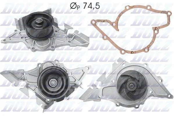 Помпа Dolz AUDI/SEAT/VW A6 Quattro/Leon/Bora "1,8-2,8 "97-06 DOLZ A195 (фото 1)
