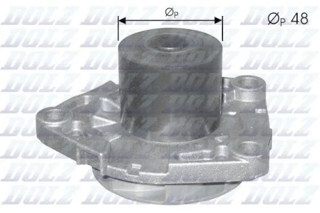 Водяний насос ALFA ROMEO 145 146 147 156 166 / FIAT BRAVO CROMA DOBLO PUNTO STILO / LANCIA KAPPA LYB DOLZ A300