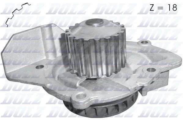 Водяний насос CITROEN/FORD/PEUGEOT C4/Picasso/Jumpy/C-Max/308/508/Expert "2,0HDi "09>> DOLZ C147 (фото 1)