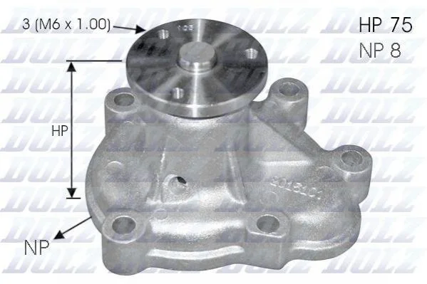 Помпа Dolz OPEL/VAUXHALL Astra/Astra "1,7-2,2 "99>> DOLZ O144 (фото 1)