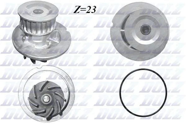 Водяний насос CHEVROLET/DAEWOO Lacetti/Nubira "1.8 "03>> DOLZ O270 (фото 1)