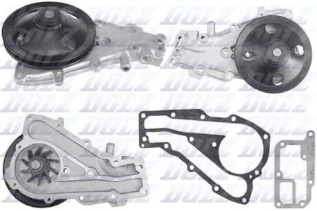 Помпа Dolz RENAULT 5/9/11/19/21/Clio/Clio Van/Express/Extra/Rapid "1,0-1,4 "77-98 DOLZ R129
