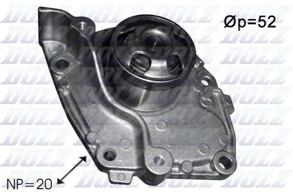 Водяний насос RENAULT Megane "1,9DCi "08>> DOLZ R232 (фото 1)