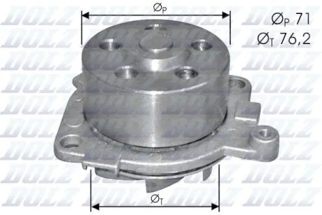 Насос водяний (вир-во Dolz) DOLZ S210