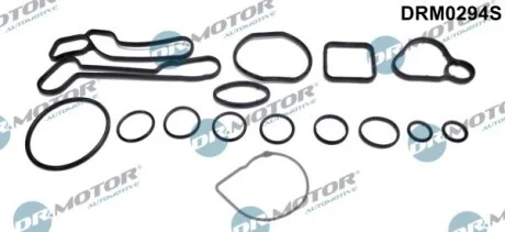 Прокладки радиатора масляного, комплект DR.MOTOR DRM0294S