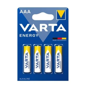 Батарейка Varta Energy лужна LR03 AAА (4шт на блістері) Duracell 00000065800