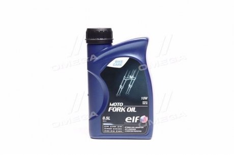 Масло гидравл. MOTO FORK OIL 10W (Канистра 0.5л) для вилок и амортизаторов ELF 194973