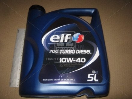 Моторна олива 5 л 10W40 Бензиновий, Дизельний Напівсинтетична ELF 201553