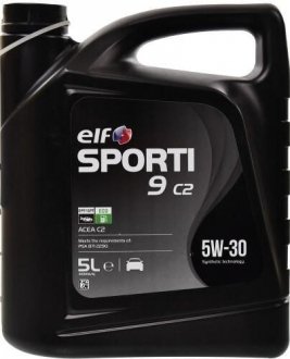 Моторное масло 5 л 5W30 Бензиновый, Дизельный Синтетическое ELF 210453 (фото 1)