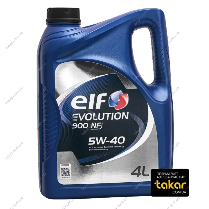 Масло моторное Evolution 900 NF 5W40 (4 Liter) ELF 213909 (фото 1)