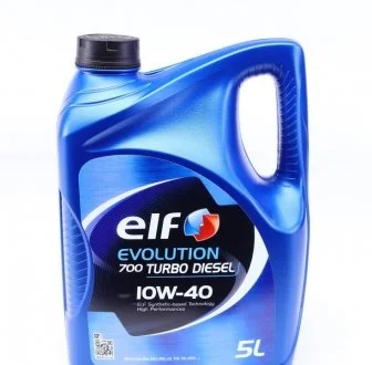Моторна олива 5 л 10W40 Дизельний Напівсинтетична ELF 214121