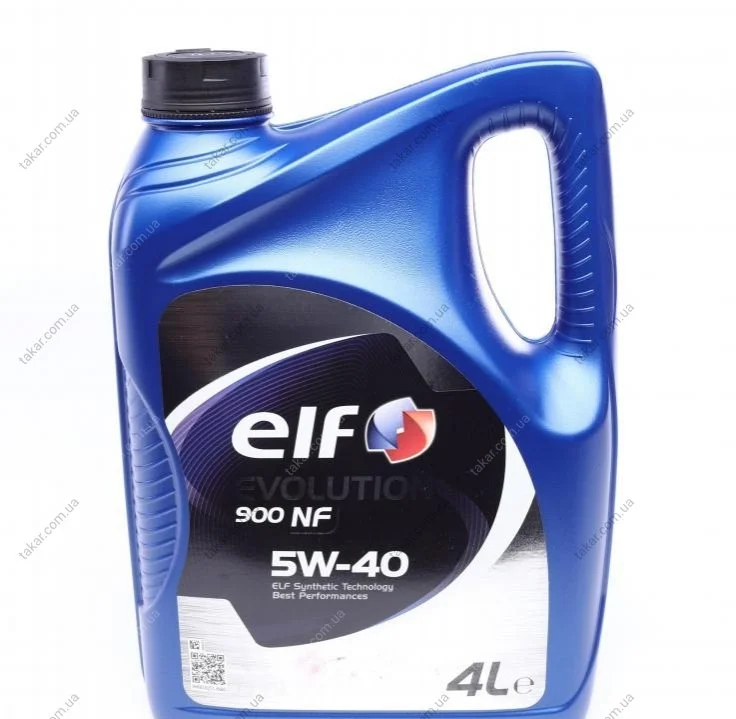 Моторное масло 4 л 5W40 Бензиновый, Дизельный Синтетическое ELF 216650 (фото 1)