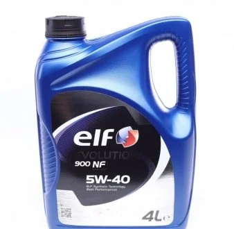 Моторна олива 4 л 5W40 Бензиновий, Дизельний Синтетична ELF 216650
