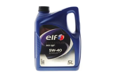 Моторна олива 5 л 5W40 Бензиновий, Дизельний Синтетична ELF 216651
