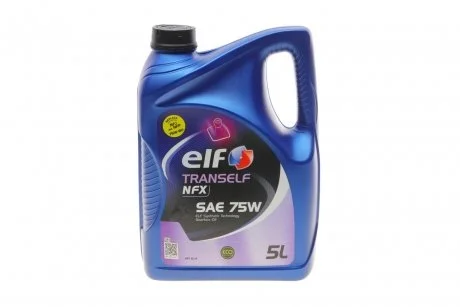Трансмісійна олива 75W 5 л МКПП Синтетичне ELF 223530