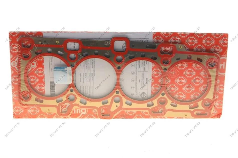 Прокладка, головка блоку циліндрів OPEL 2,0 CDTI B20DTH/B20DTJ/D20DTH/D20DTJ 1* 1,2 mm 14- (вир-во E ELRING 308.190 (фото 1)