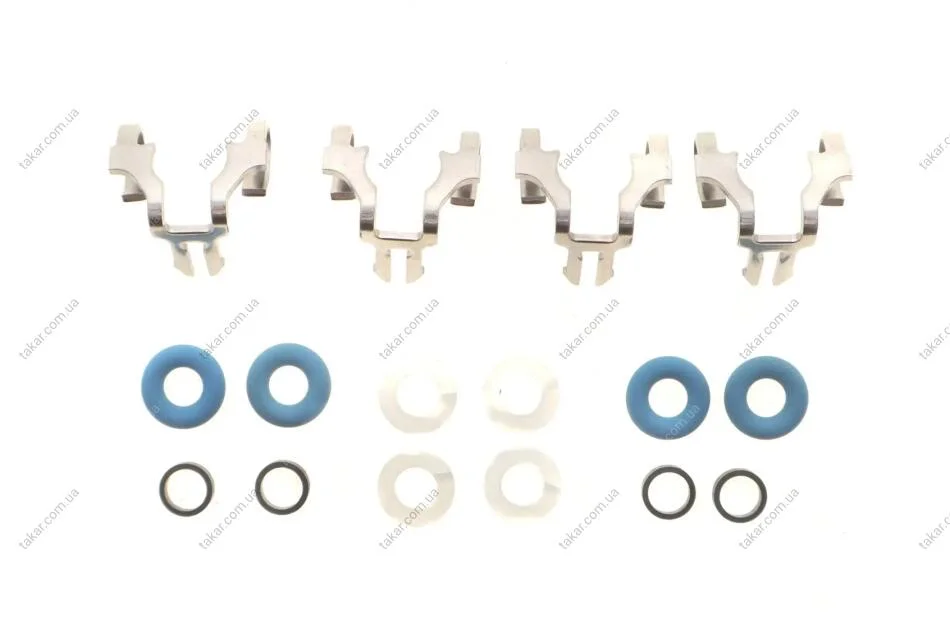 Комплект уплотнительных колец, на 4 топливные форсунки FORD 1,5 EcoBoost 14- (выр-во Elring) ELRING 464.430 (фото 1)