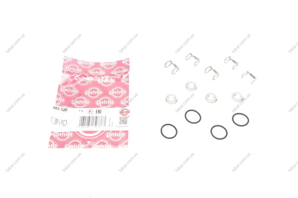Комплект ущільнень, форсунка TOYOTA 2,5/3,0 D-4D 1KD-FTP/1KD-FTP/2KD-FTP (вир-во Elring) ELRING 982.320 (фото 1)