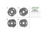 Комплект плит насоса ГПК MERCEDES-BENZ Sprinter 906 06-18, C-Class W203 00-07, E-Class W211 02-09, CLK W209 02-10, ML W164 05-11, C-Class W204 07-14, S-Class W220 98-06, E-Class W210 94-03; BMW 5 E60-61 03-10, 3 E90-93 05-12, 1 E81-88 04-11, X1 E84 0 EMMETEC T-08517 (фото 1)
