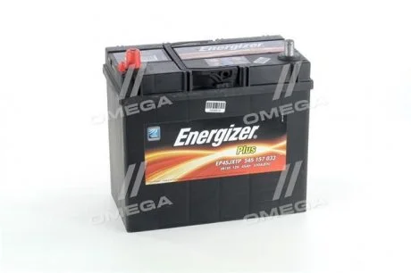 Аккумулятор 45Ah-12v Plus (238х129х227), L, EN330 Азия тонк. клемма Energizer 545 157 033