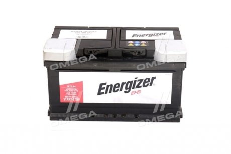 Акумулятор 75Ah-12v EFB (315х175х175), R, EN730 Energizer 575 500 073