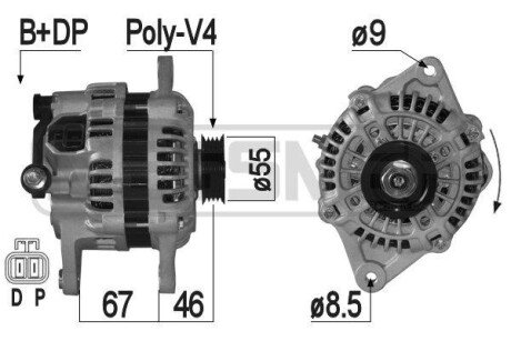 Генератор VBP ERA 209310A