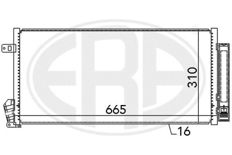 Радіатор ERA 667136