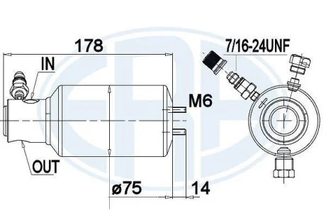 Осушувач кондицiонера ERA 668009