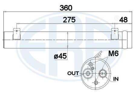 Осушувач кондицiонера ERA 668030