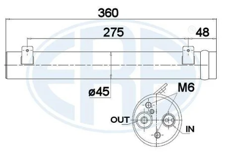 Осушувач кондицiонера ERA 668030